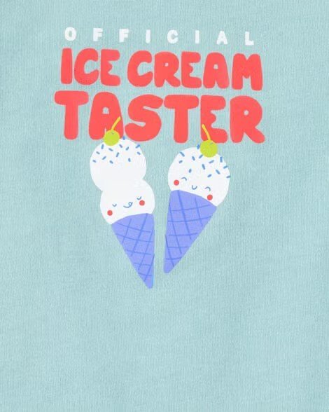 Baby Official Ice Cream Taster Sleeveless Bodysuit - Image 2